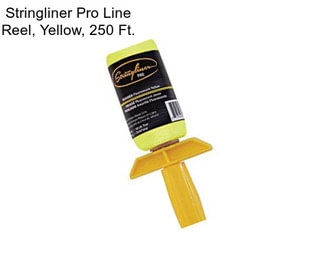 Stringliner Pro Line Reel, Yellow, 250 Ft.