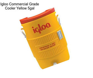 Igloo Commercial Grade Cooler Yellow 5gal