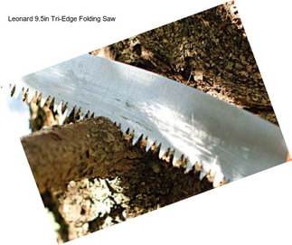 Leonard 9.5in Tri-Edge Folding Saw