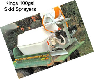 Kings 100gal Skid Sprayers