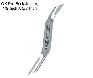 OX Pro Brick Jointer, 1/2-Inch X 5/8-Inch