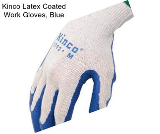 Kinco Latex Coated Work Gloves, Blue