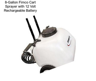 8-Gallon Fimco Cart Sprayer with 12 Volt Rechargeable Battery