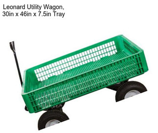 Leonard Utility Wagon, 30in x 46in x 7.5in Tray