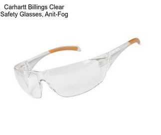 Carhartt Billings Clear Safety Glasses, Anit-Fog