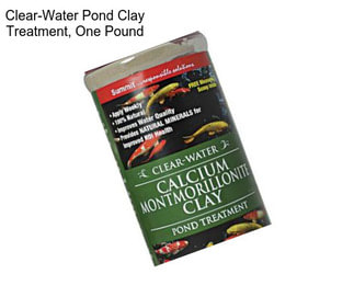 Clear-Water Pond Clay Treatment, One Pound