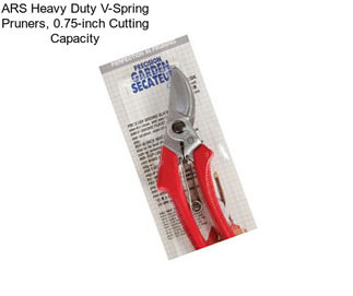 ARS Heavy Duty V-Spring Pruners, 0.75-inch Cutting Capacity