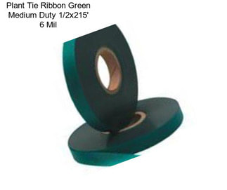 Plant Tie Ribbon Green Medium Duty 1/2\