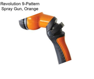Revolution 9-Pattern Spray Gun, Orange