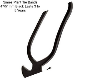 Simes Plant Tie Bands 47/51mm Black Lasts 3 to 5 Years