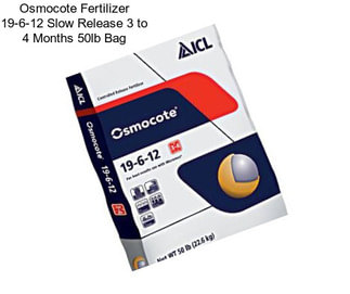 Osmocote Fertilizer 19-6-12 Slow Release 3 to 4 Months 50lb Bag