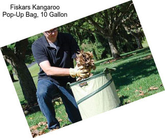 Fiskars Kangaroo Pop-Up Bag, 10 Gallon