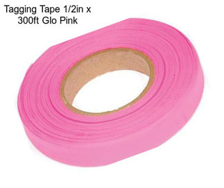 Tagging Tape 1/2in x 300ft Glo Pink