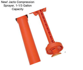 New! Jacto Compression Sprayer, 1-1/3 Gallon Capacity