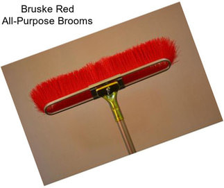 Bruske Red All-Purpose Brooms