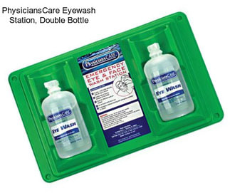 PhysiciansCare Eyewash Station, Double Bottle