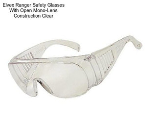 Elvex Ranger Safety Glasses With Open Mono-Lens Construction Clear