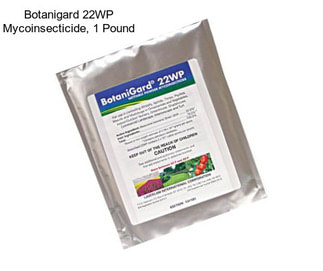 Botanigard 22WP Mycoinsecticide, 1 Pound