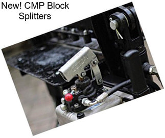 New! CMP Block Splitters