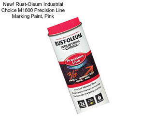 New! Rust-Oleum Industrial Choice M1800 Precision Line Marking Paint, Pink