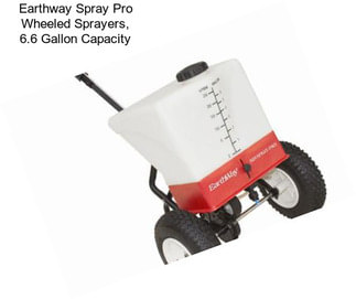 Earthway Spray Pro Wheeled Sprayers, 6.6 Gallon Capacity