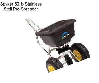 Spyker 50 lb Stainless Stell Pro Spreader