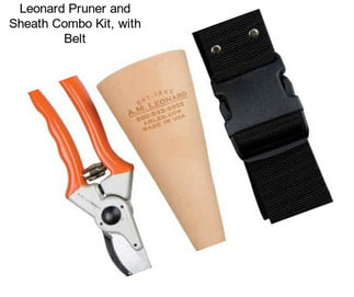 Leonard Pruner and Sheath Combo Kit, with Belt