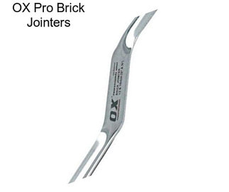 OX Pro Brick Jointers