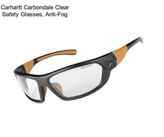 Carhartt Carbondale Clear Safety Glasses, Anti-Fog