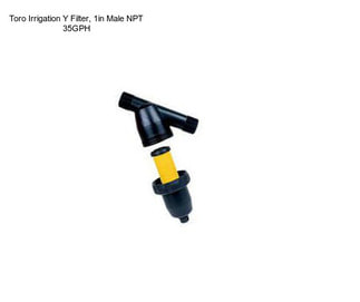 Toro Irrigation Y Filter, 1in Male NPT 35GPH