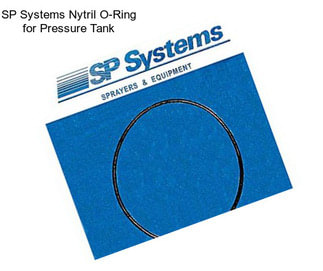 SP Systems Nytril O-Ring for Pressure Tank