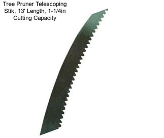 Tree Pruner Telescoping Stik, 13\' Length, 1-1/4in Cutting Capacity