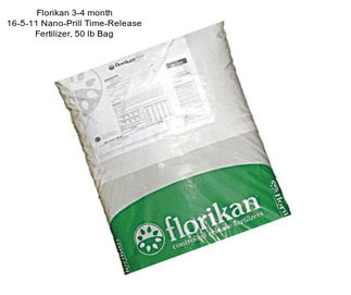 Florikan 3-4 month 16-5-11 Nano-Prill Time-Release Fertilizer, 50 lb Bag