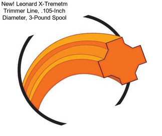 New! Leonard X-Tremetm Trimmer Line, .105-Inch Diameter, 3-Pound Spool