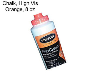 Chalk, High Vis Orange, 8 oz