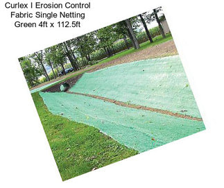 Curlex I Erosion Control Fabric Single Netting Green 4ft x 112.5ft