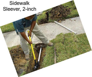Sidewalk Sleever, 2-inch