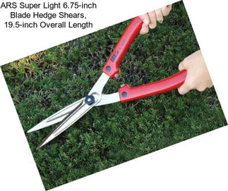 ARS Super Light 6.75-inch Blade Hedge Shears, 19.5-inch Overall Length