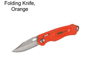 Folding Knife, Orange