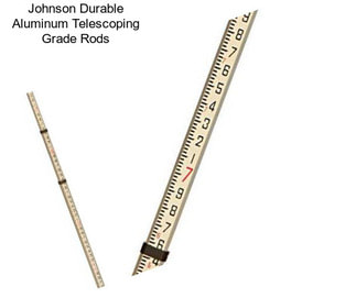 Johnson Durable Aluminum Telescoping Grade Rods