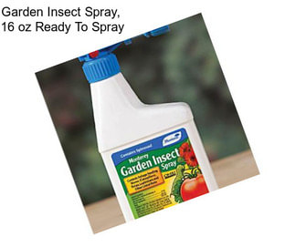 Garden Insect Spray,  16 oz Ready To Spray