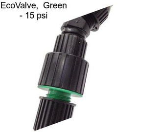 EcoValve,  Green - 15 psi