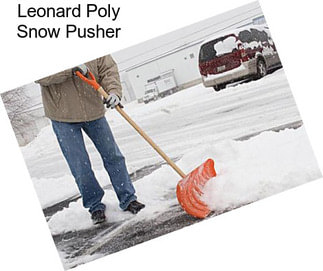 Leonard Poly Snow Pusher