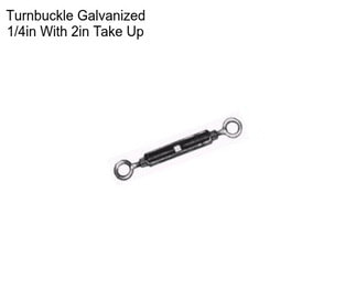 Turnbuckle Galvanized 1/4in With 2in Take Up