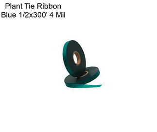 Plant Tie Ribbon Blue 1/2\