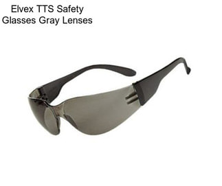 Elvex TTS Safety Glasses Gray Lenses