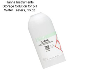 Hanna Instruments Storage Solution for pH Water Testers, 16 oz