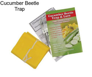 Cucumber Beetle Trap