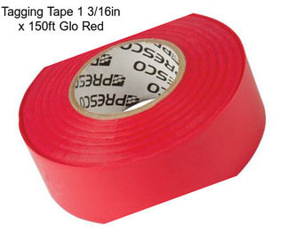 Tagging Tape 1 3/16in x 150ft Glo Red