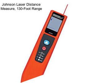 Johnson Laser Distance Measure, 130-Foot Range